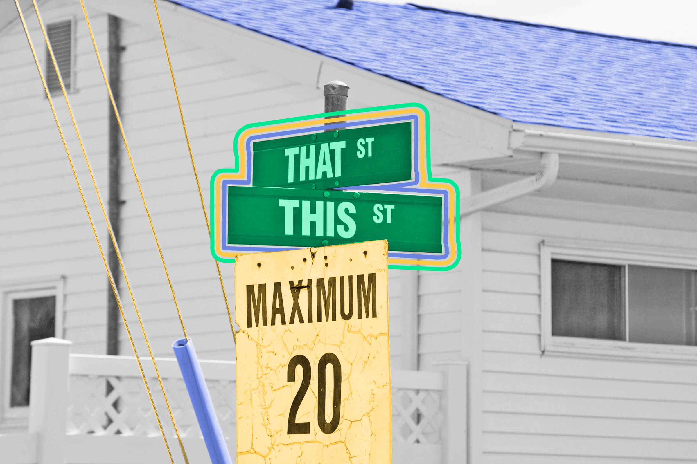 In Nova Scotia, Canada, you can stand on the corner of “This Street” and “That Street.”