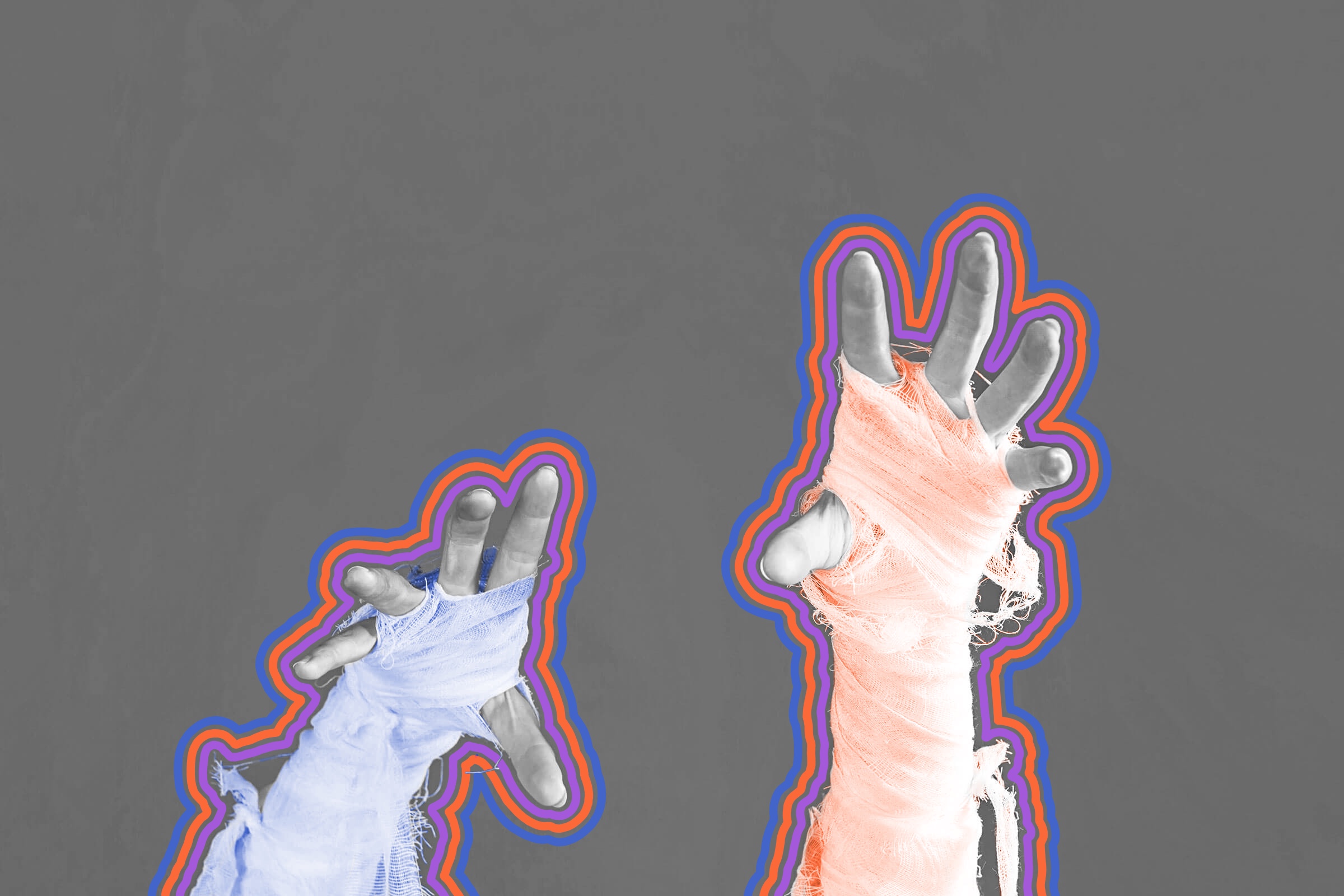 Mummies can still have fingerprints.