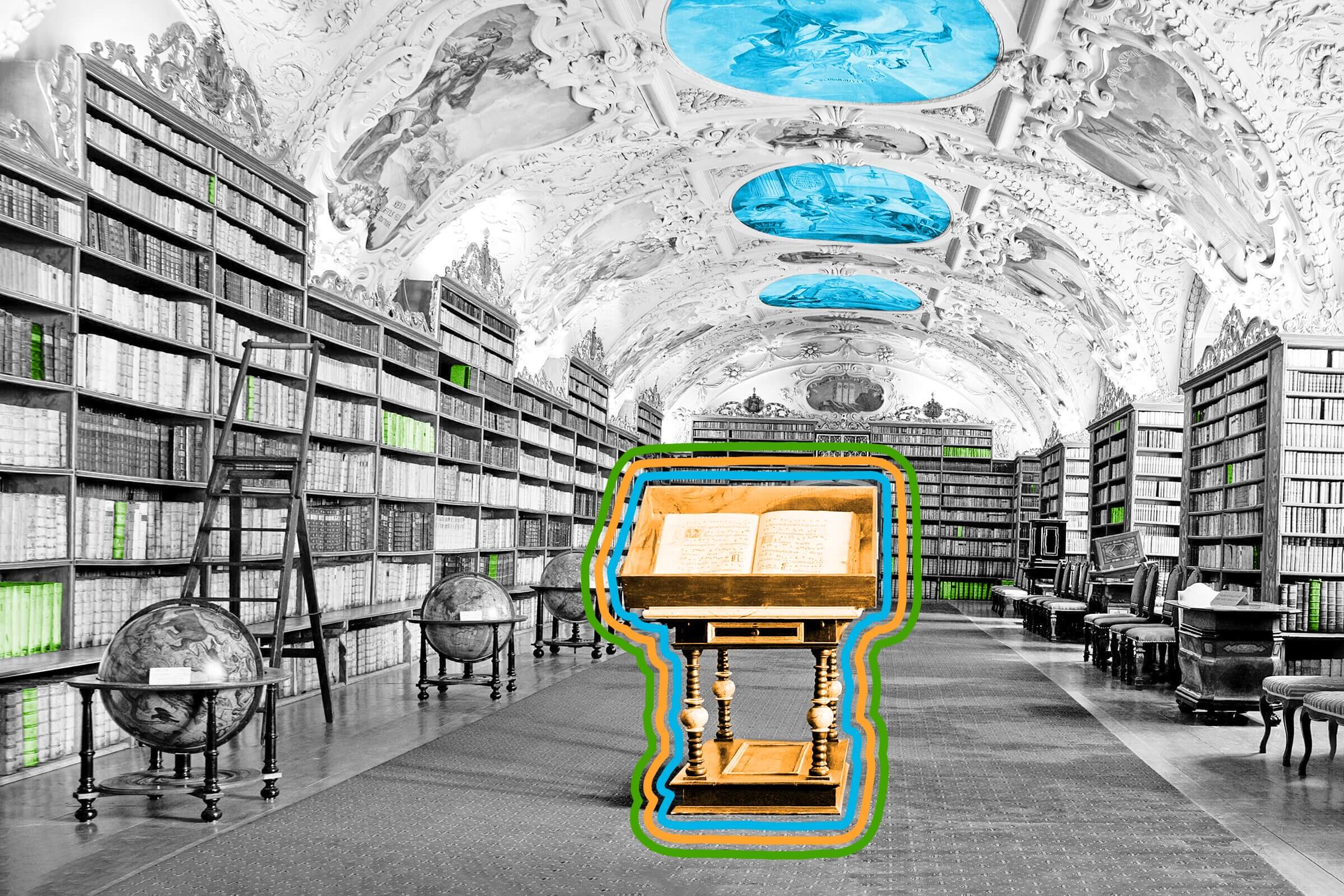 Libraries predate books.