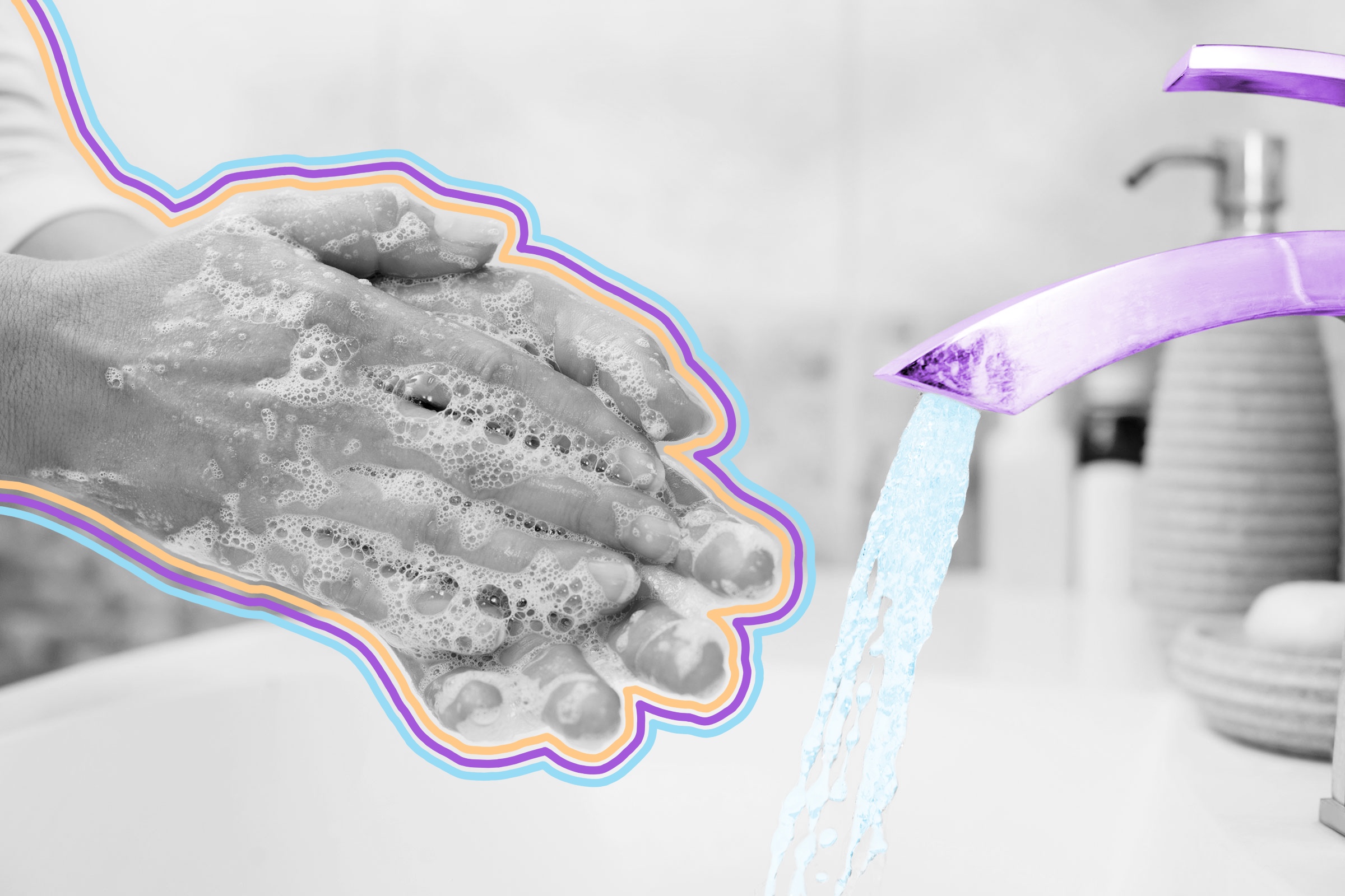 People used to clean their hands with coffee.