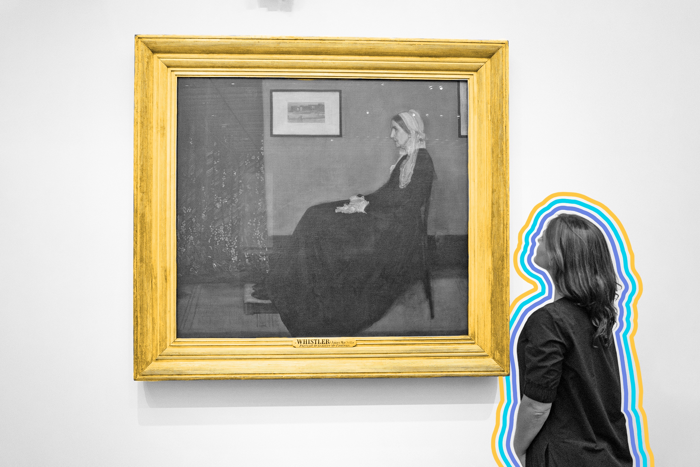 James McNeill Whistler painted his mother after the person he was supposed to paint didn’t show up.