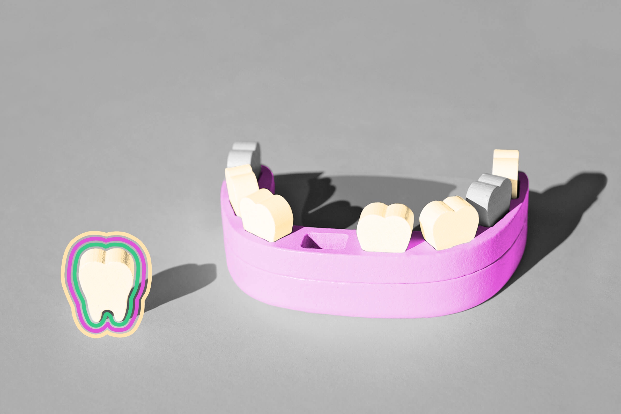 Tooth enamel is the hardest substance in the human body.