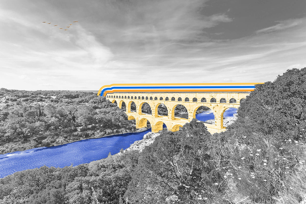 Rome still uses an aqueduct built during the Roman Empire.