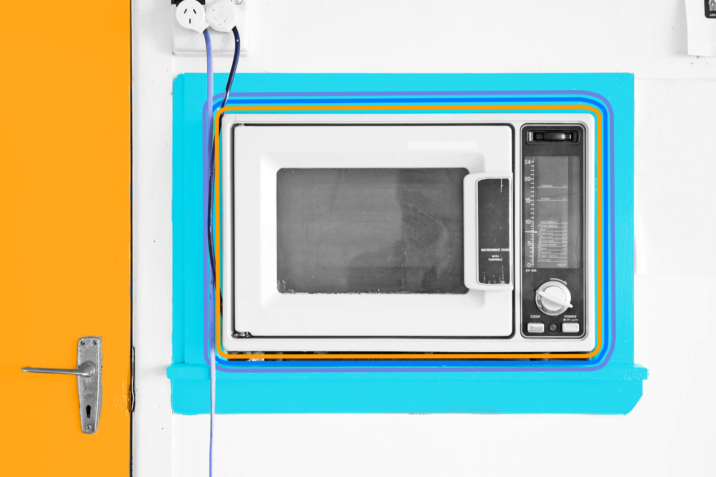 The microwave was invented by accident, thanks to a melted candy bar.