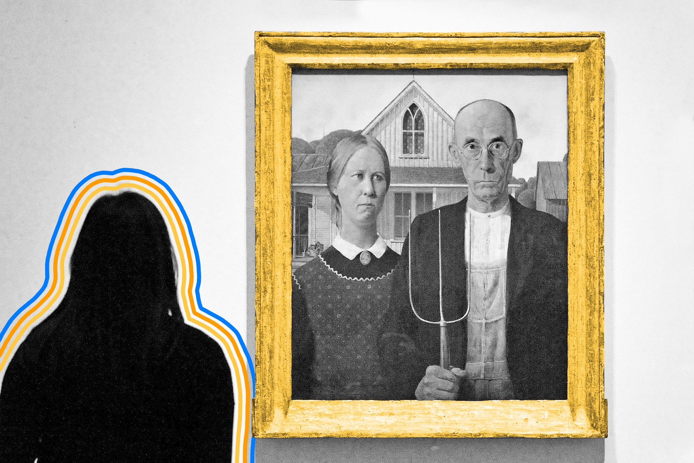 The models for the painting ‘American Gothic’ were the artist’s sister and dentist.