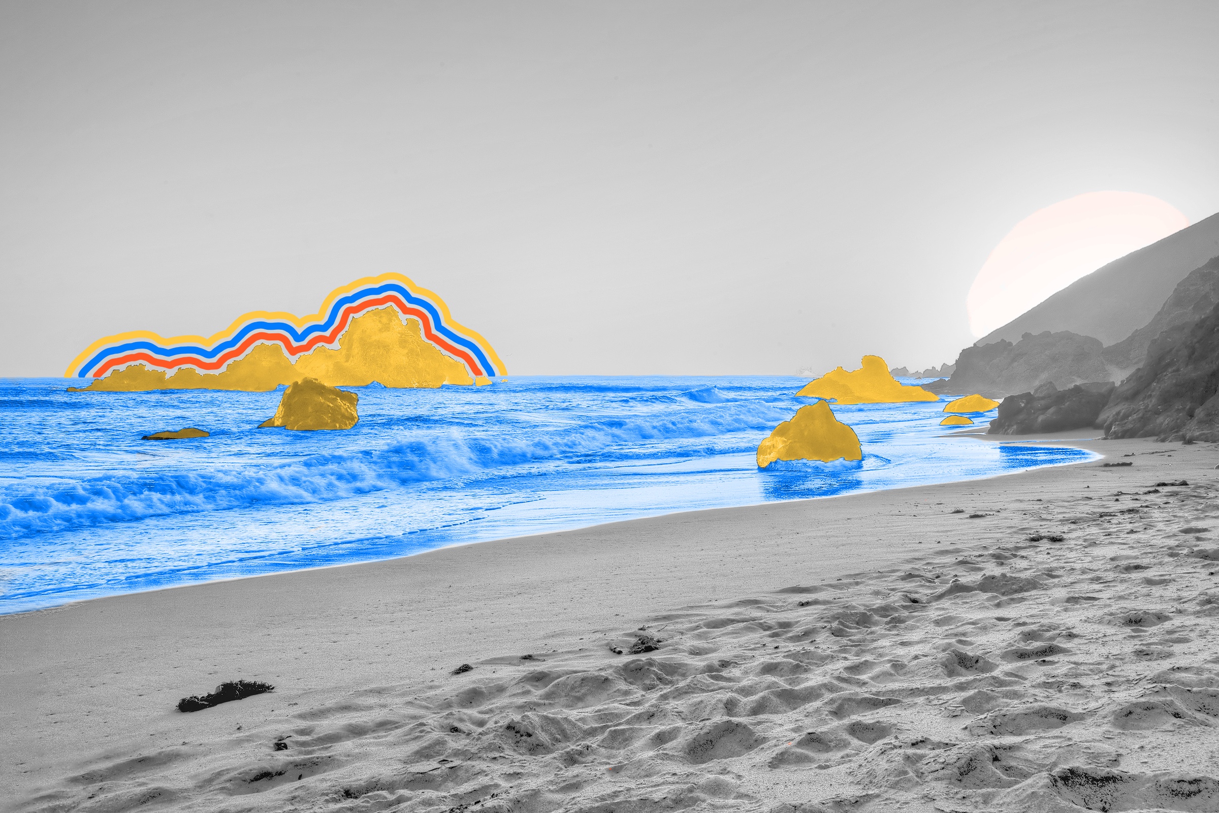 The Pacific Ocean was named because Ferdinand Magellan thought it was “pacific,” or peaceful.