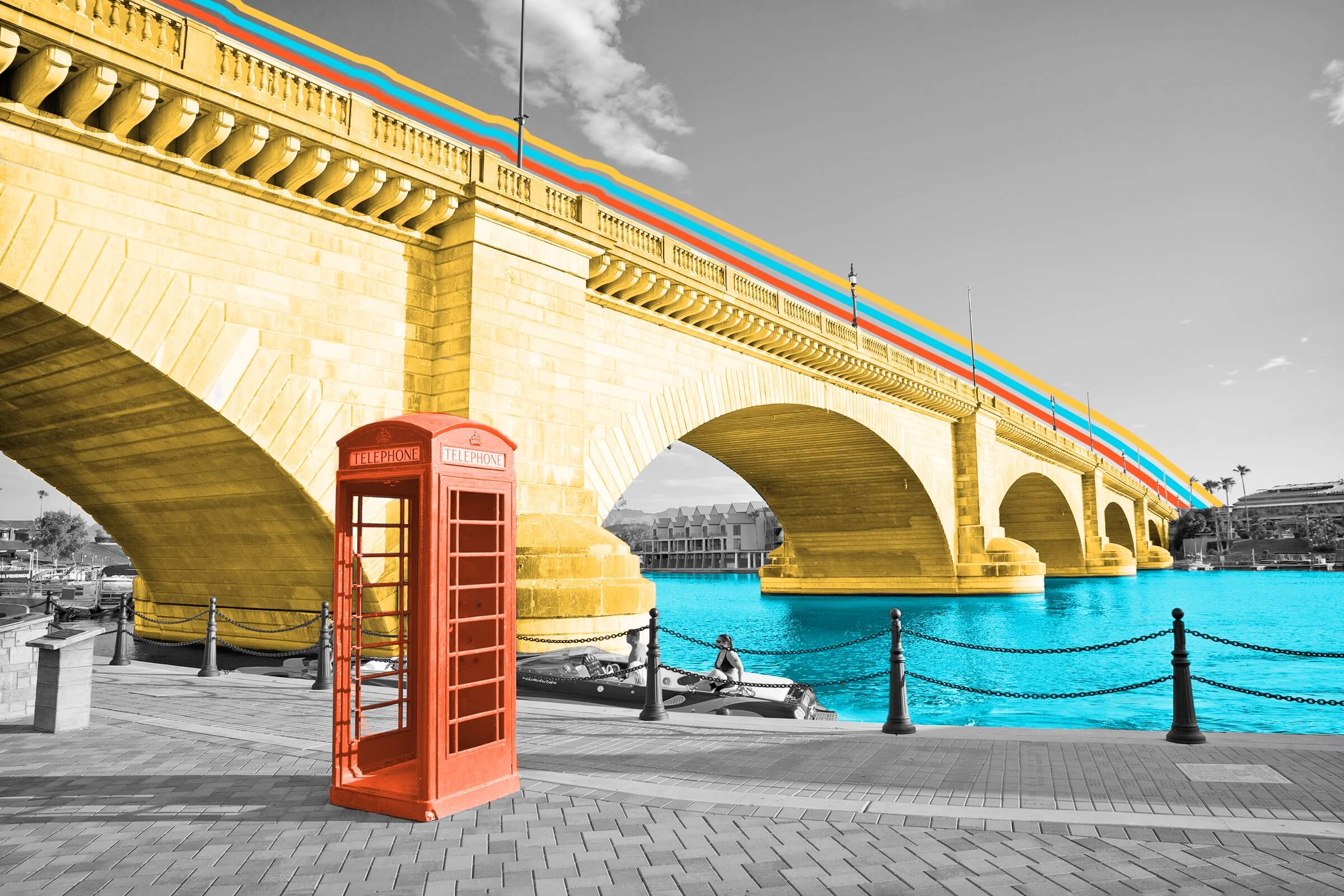 The old London Bridge is in Arizona.