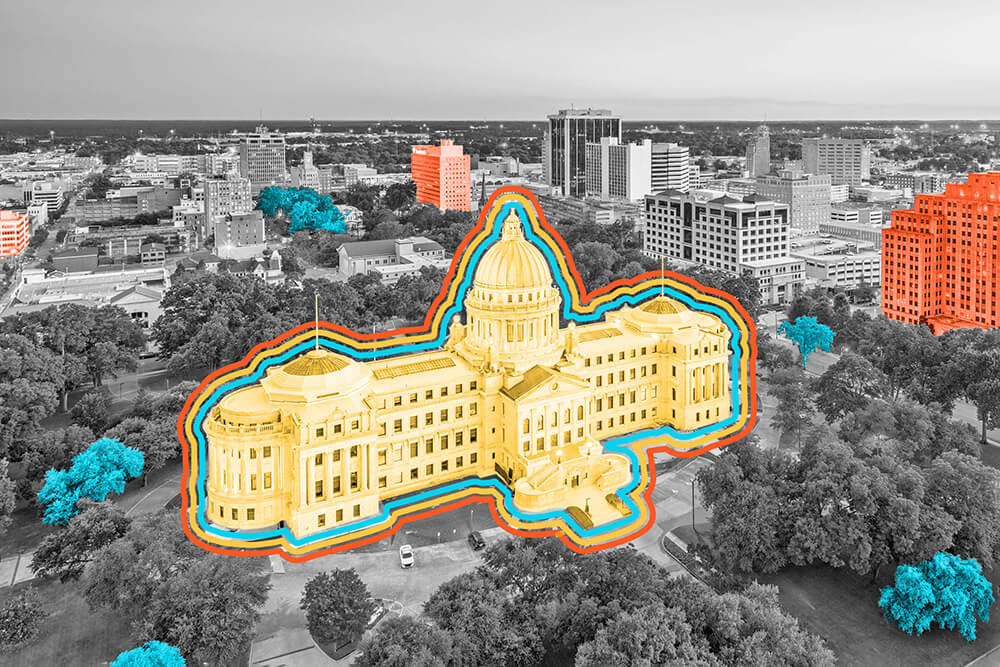 Jackson, Mississippi, lies atop a dormant volcano.