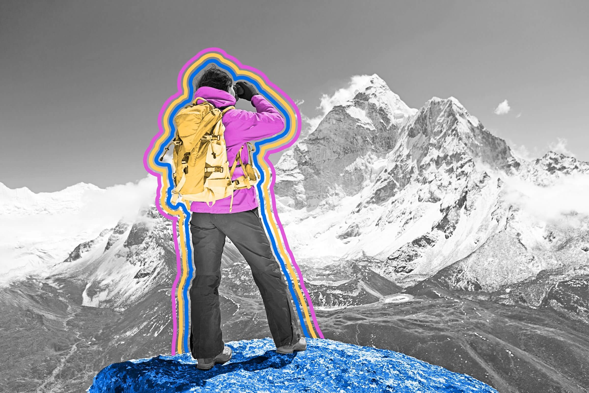 There is cellphone service at the summit of Mount Everest.