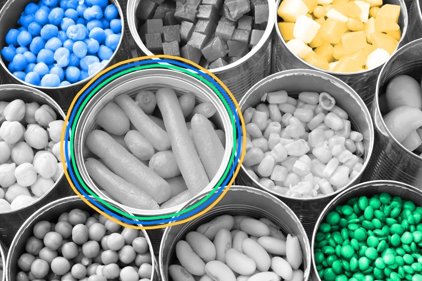 Canned food predates the can opener by almost 50 years.