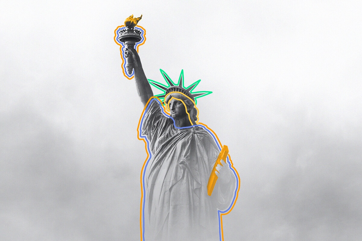The Statue of Liberty was originally brown.