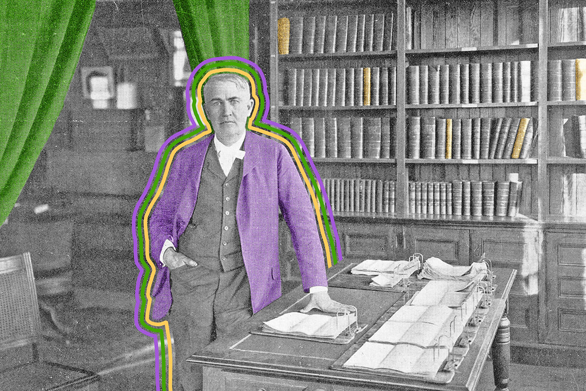 Thomas Edison’s last breath is on display at the Henry Ford Museum.