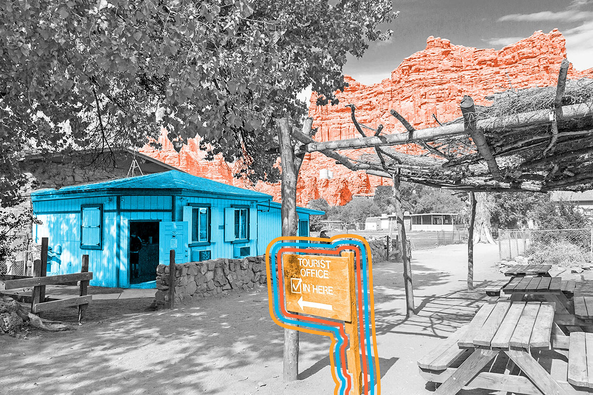 There’s a village inside the Grand Canyon.