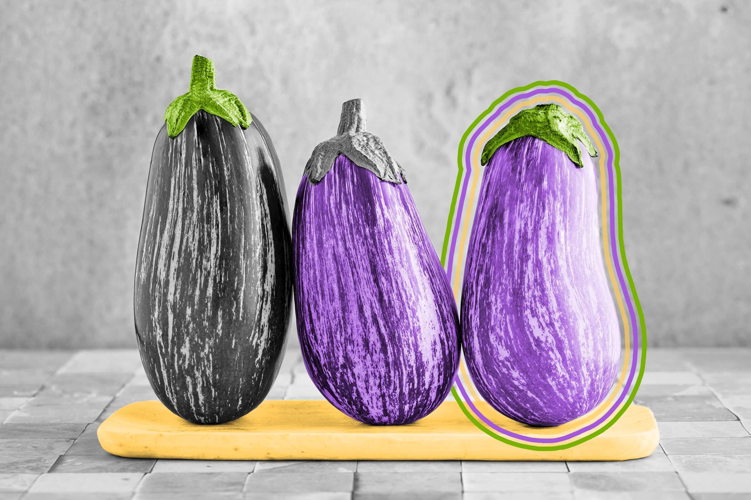 Eggplants got their name because some were originally white and round.