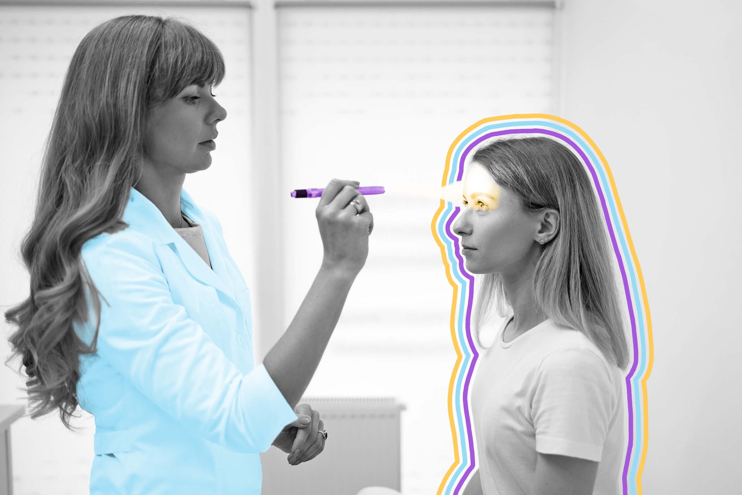 You can see inside your own eye.