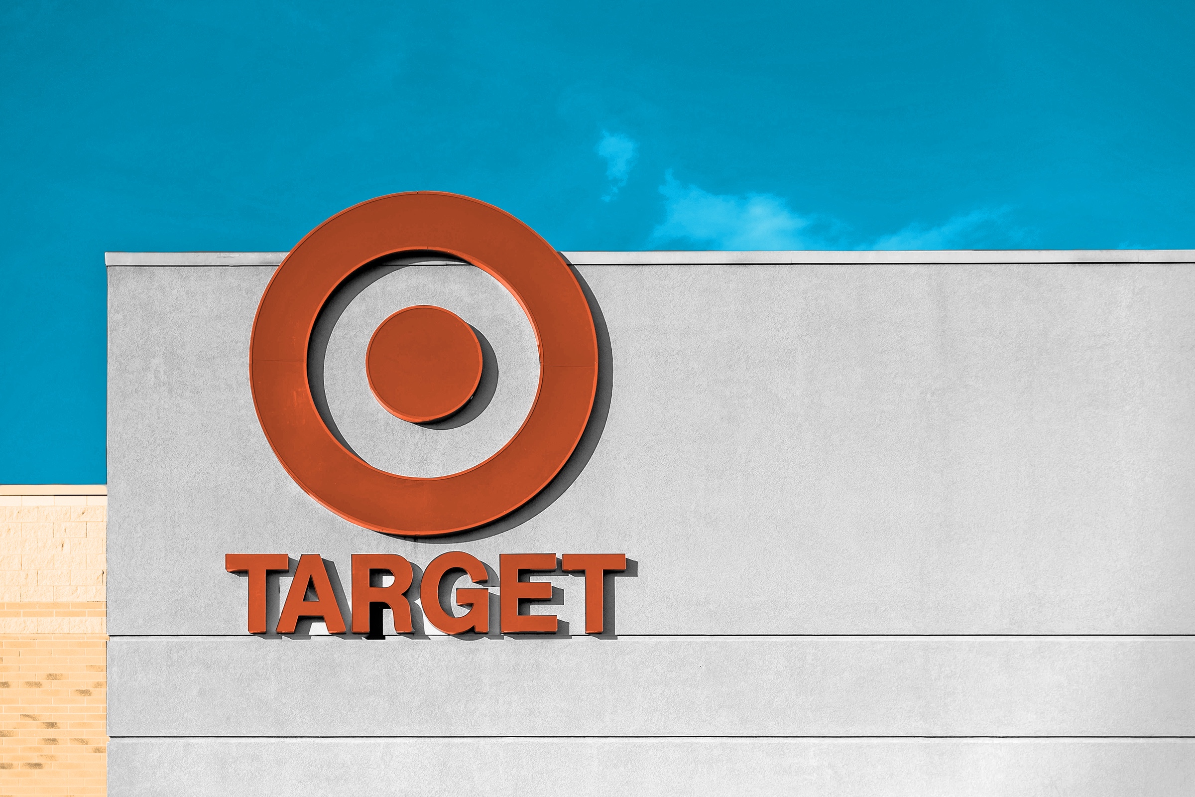 Target logo on store exterior