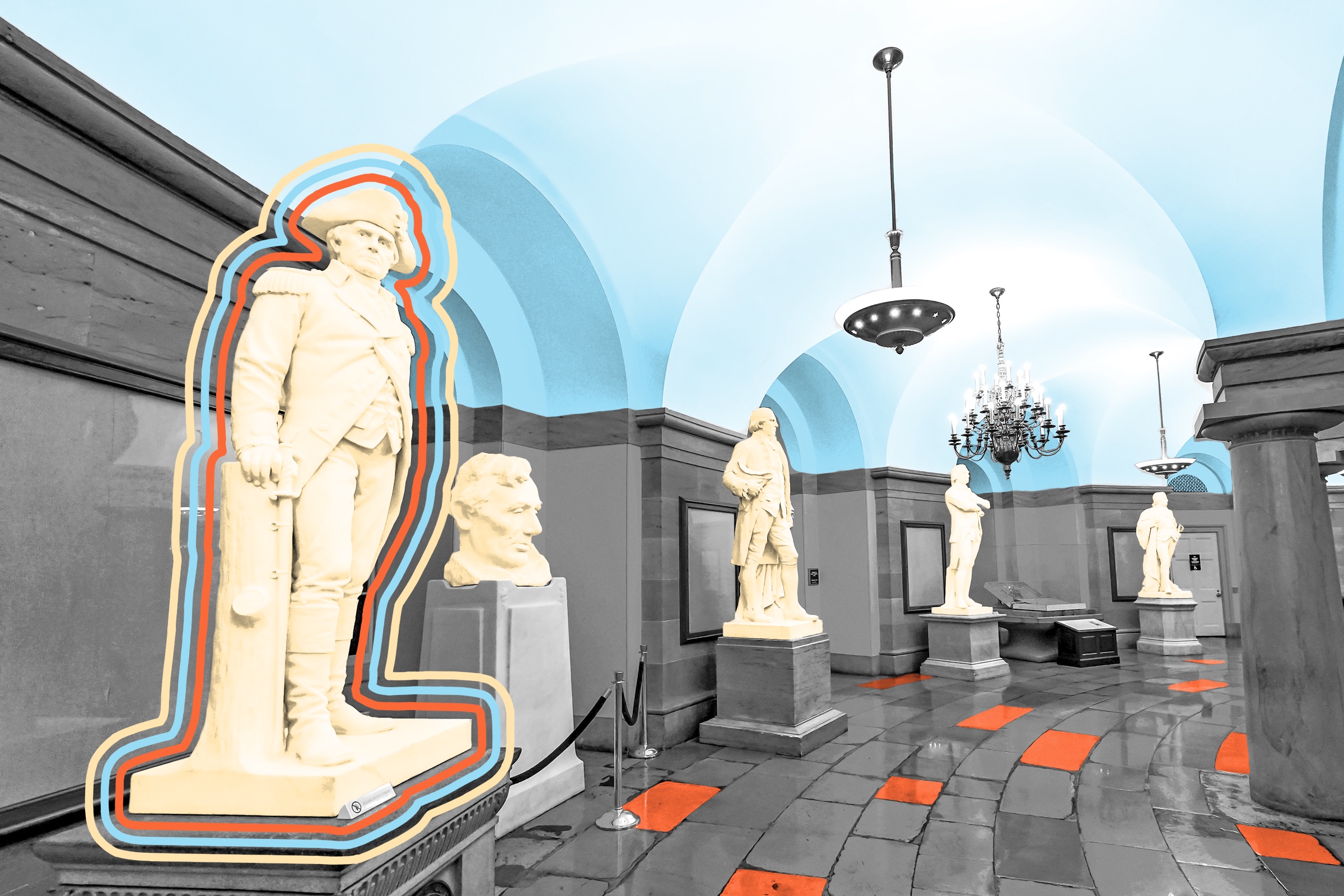 There’s a crypt underneath the U.S. Capitol, but nobody is buried there.