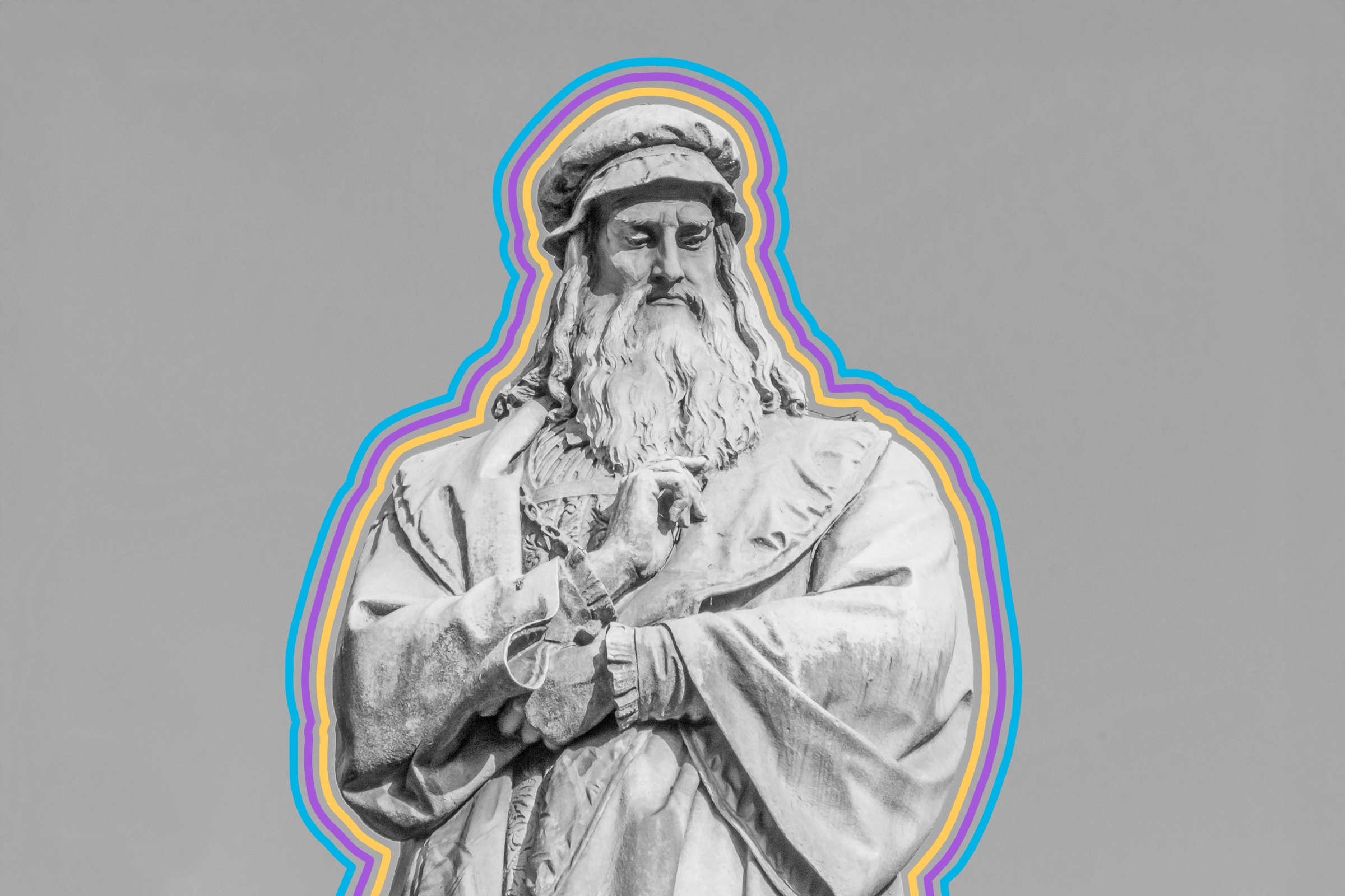 Statue of Leonardo da Vinci