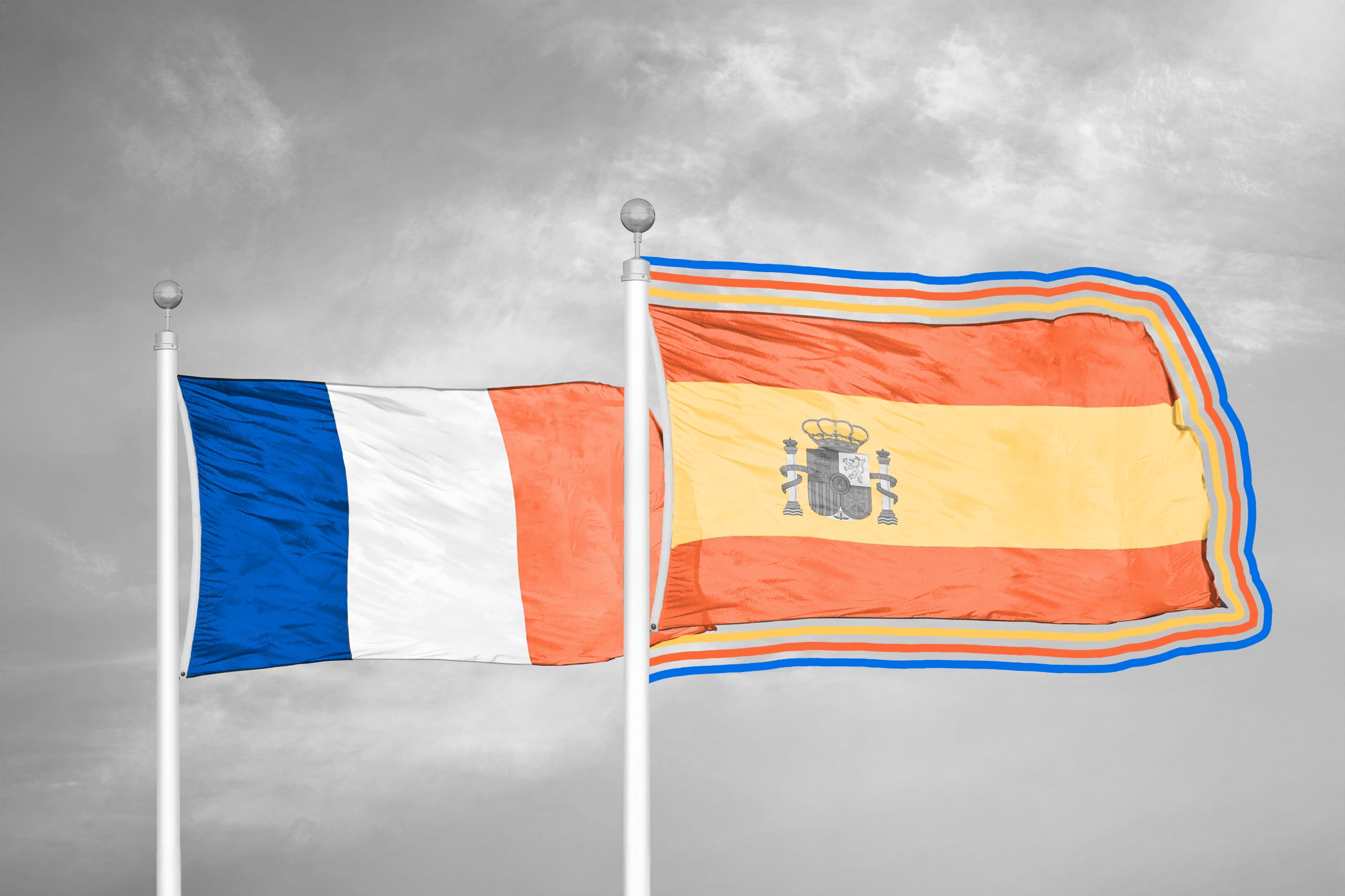 A tiny European island changes its nationality every six months.