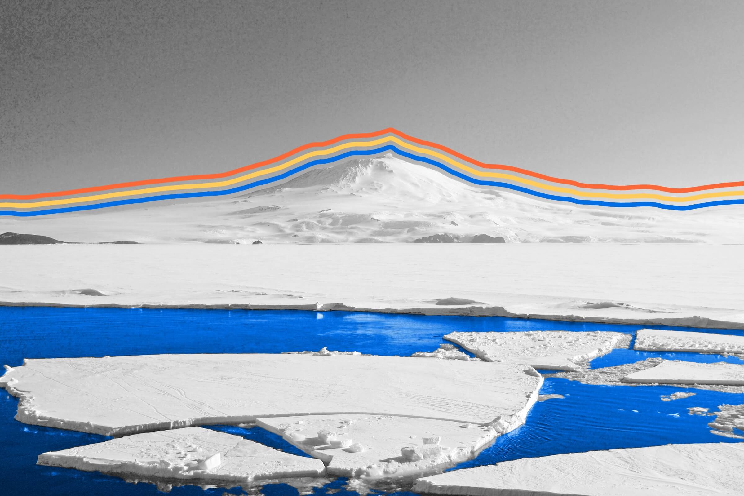 Antarctica has active volcanoes.