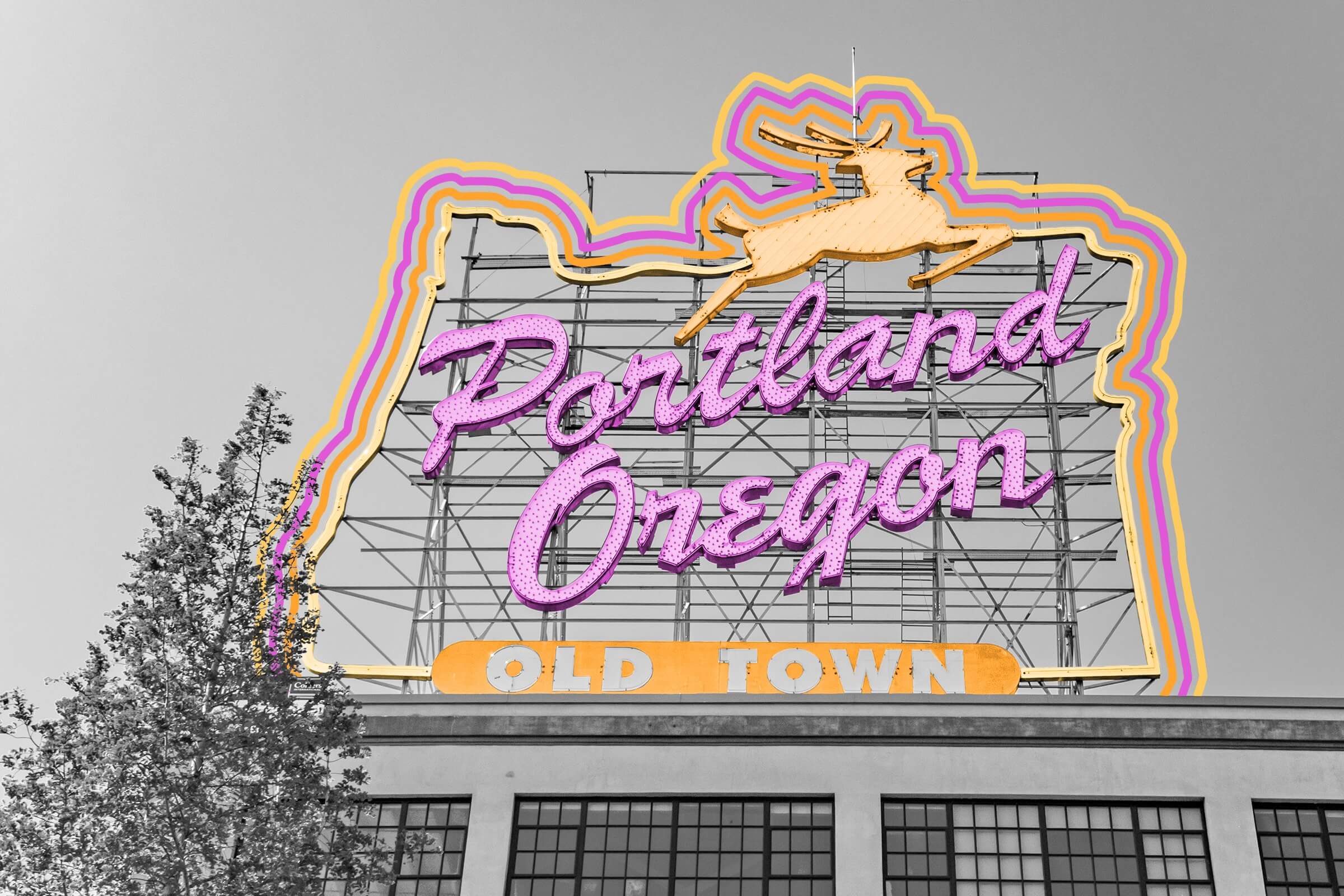 Portland, Oregon, was named in a coin toss.