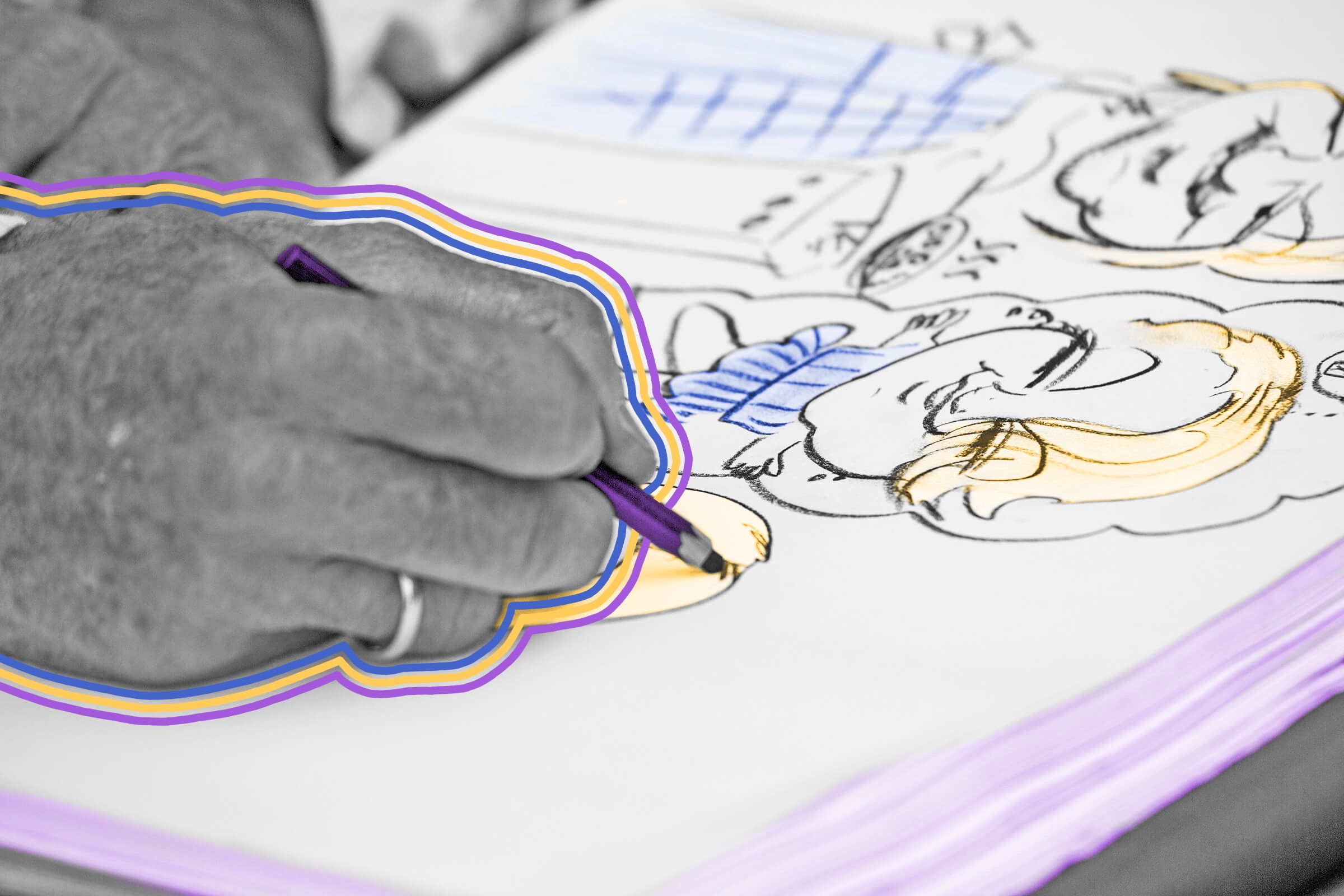 A famous caricaturist hid the name of his daughter in his drawings for decades as a game.