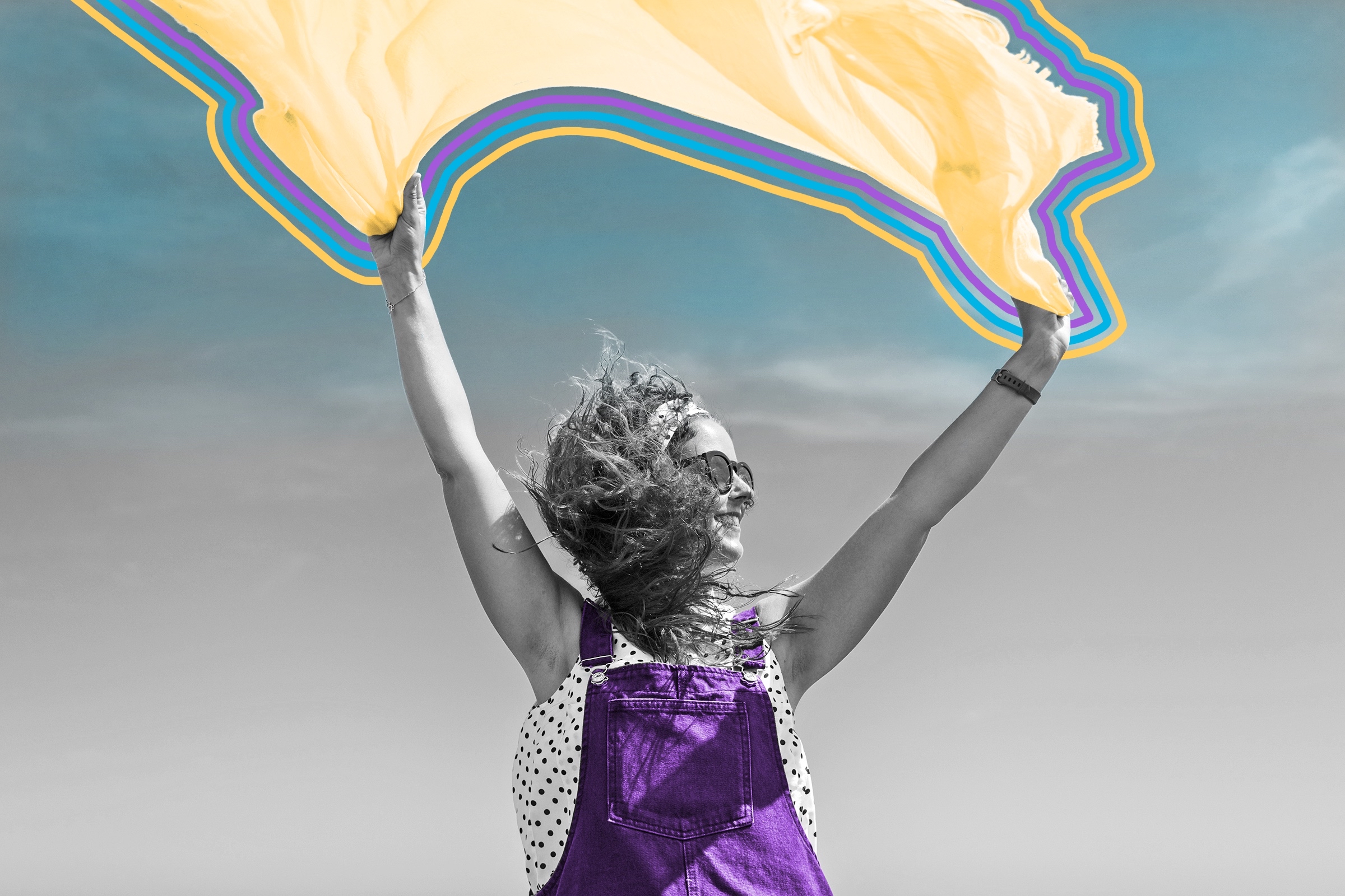 Wind itself is silent.